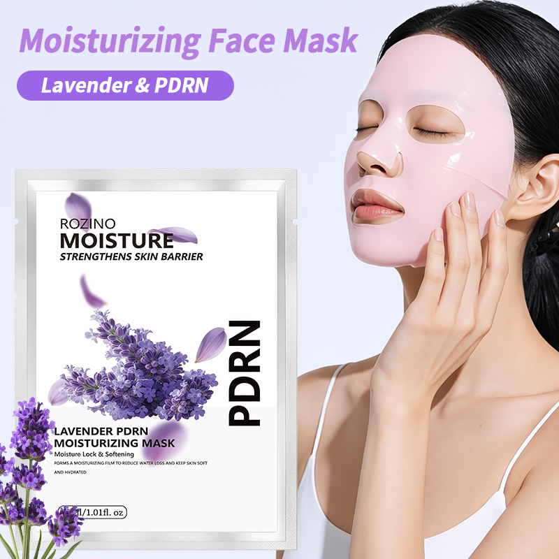 Spa Wellness Nature - 1/2/4/6/8/10Pcs Máscara Hidratante de Lavanda+PN, Fortalece