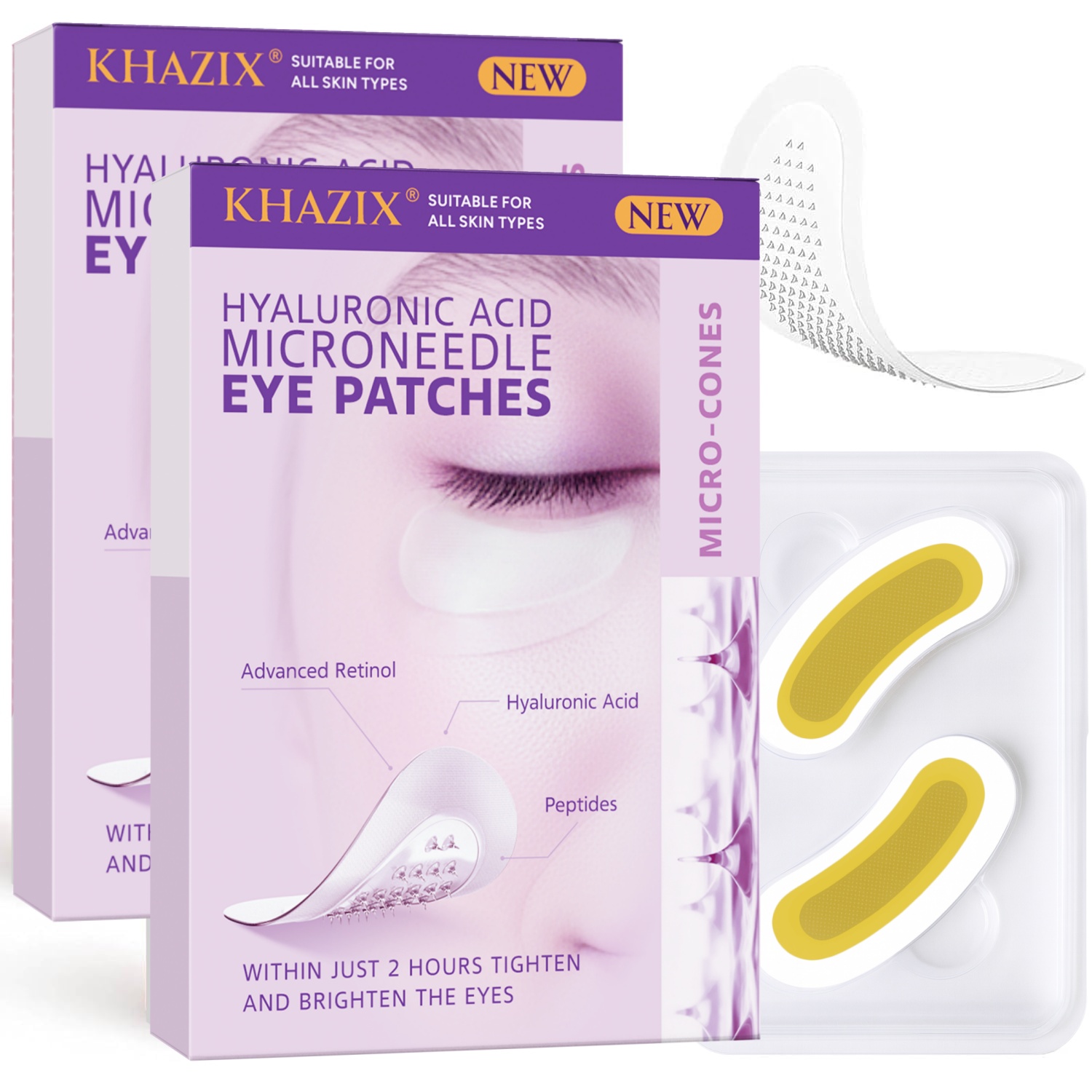 Microneedle Patch Eye - Patches para Olhos com Ácido Hialurônico