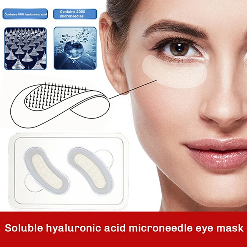 1 par ácido microagulha remend - Microneedle Patch Eye avaliação e preço