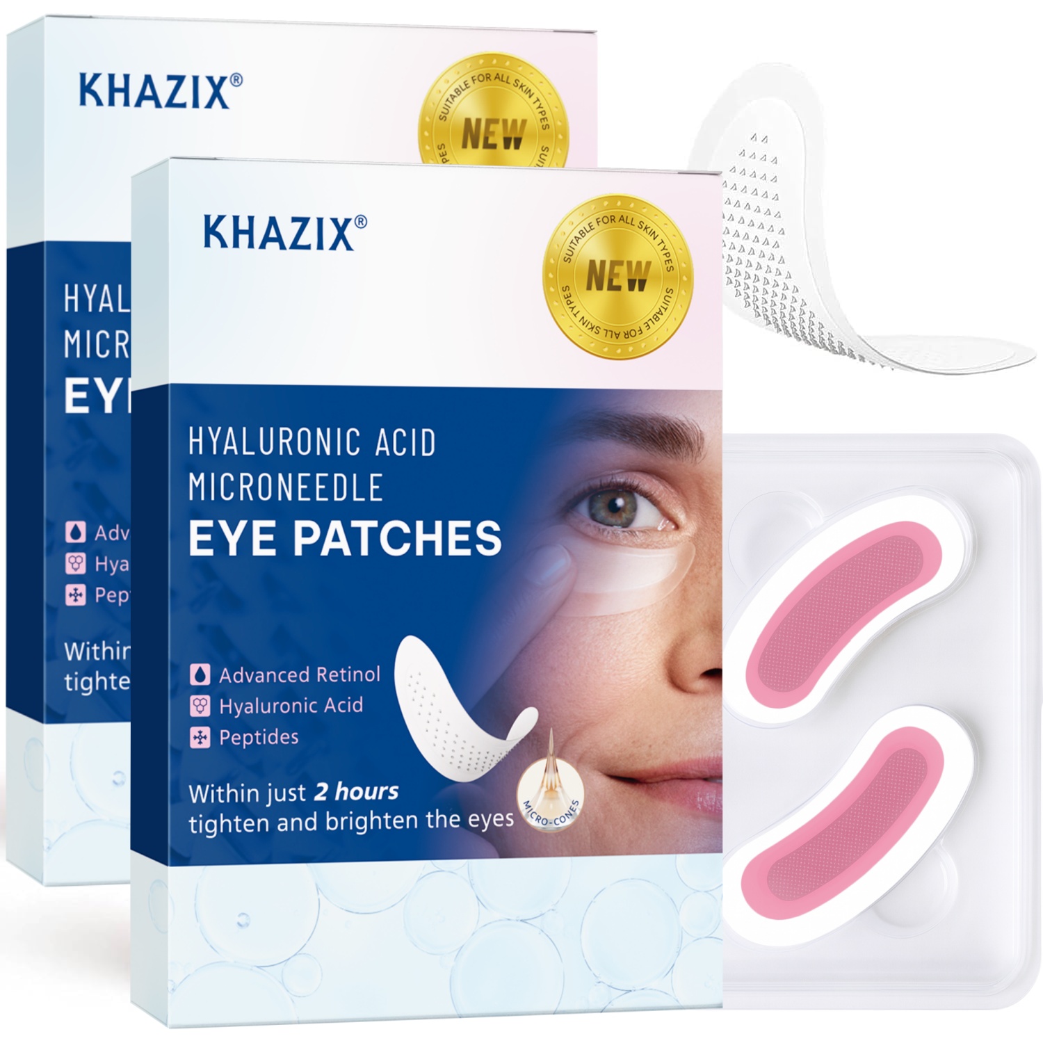 Patches para Olhos com Retinol - Microneedle Patch Eye avaliação e preço