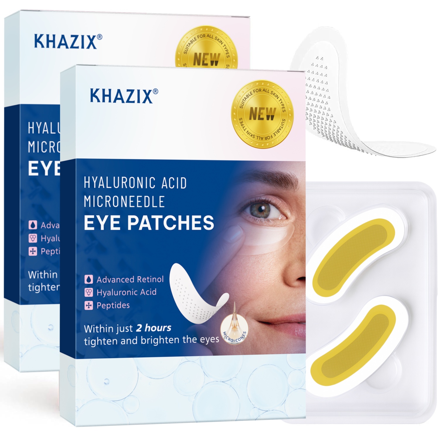 Patches para Olhos com Retinol - Microneedle Patch Eye avaliação e preço