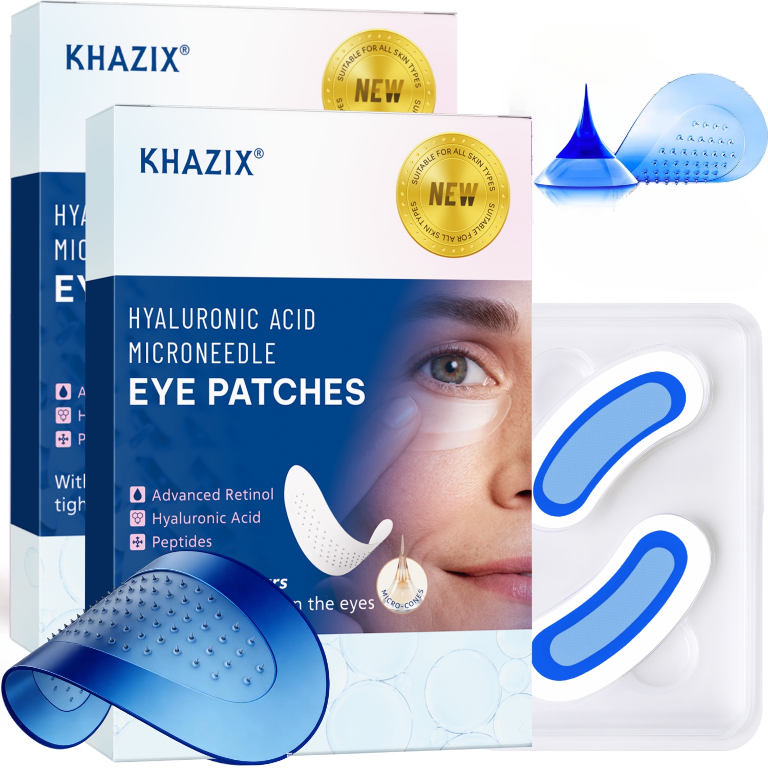 Patches para Olhos com Retinol - Microneedle Patch Eye avaliação e preço