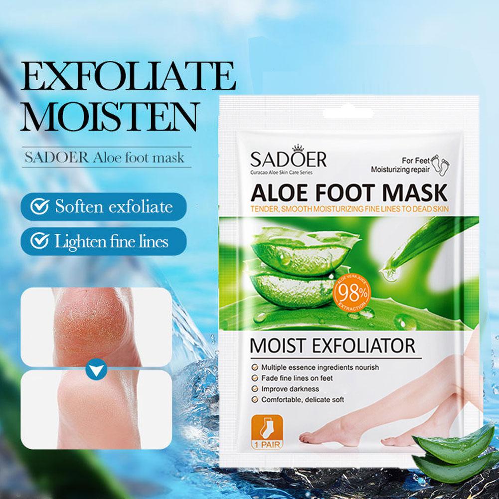 SADOER 1/2/3/4/5/10 Pares Másc - Foot Mask Peeling avaliação e preço