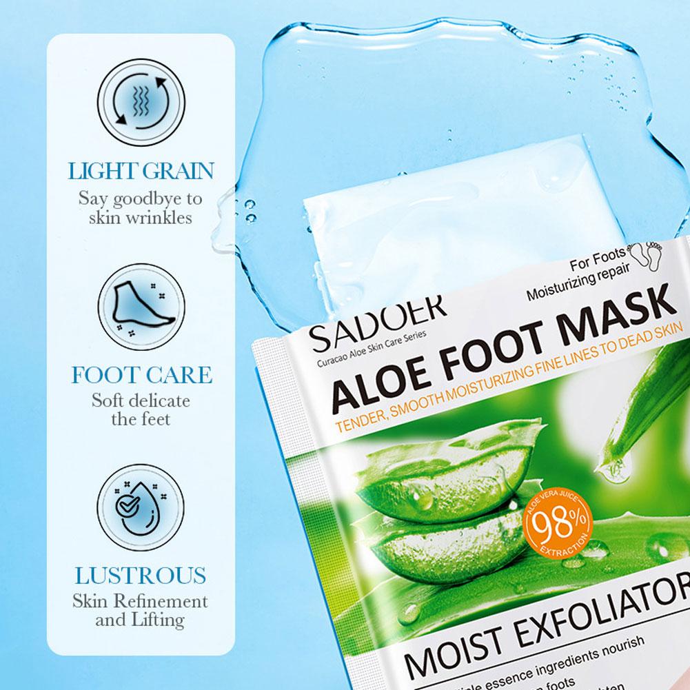 SADOER 1/2/3/4/5/10 Pares Másc - Foot Mask Peeling avaliação e preço
