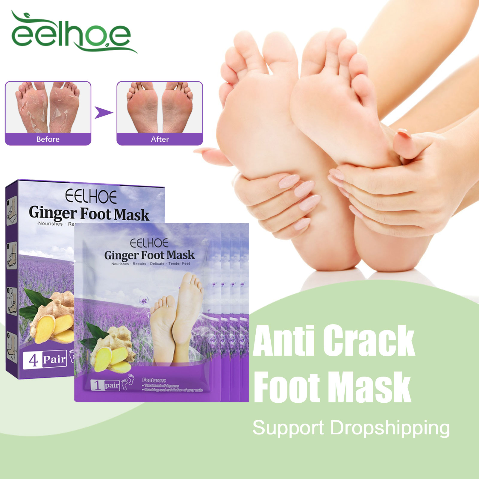 Máscara esfoliante pé, remover - Foot Mask Peeling avaliação e preço