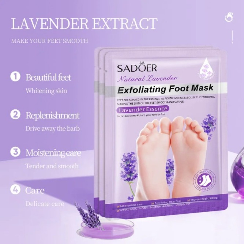 Leite lavanda pé máscara hidra - Foot Mask Peeling avaliação e preço