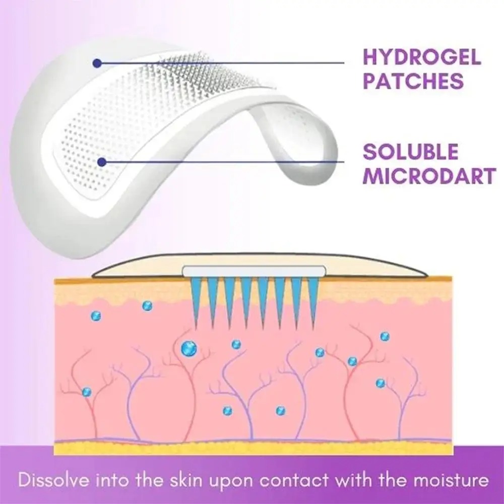 1 par de máscara de microagulh - Microneedle Patch Eye avaliação e preço